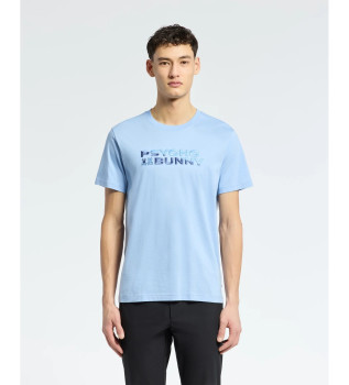 Majica z vezeno modro grafiko blagovne znamke Berni