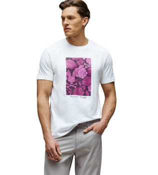 T-shirt Rose branca