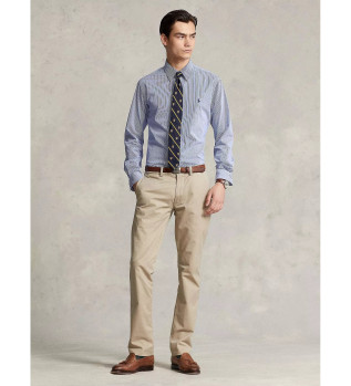 Chemise sur mesure bleue