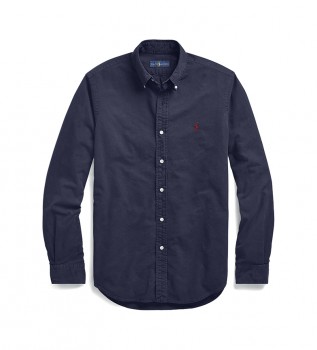 Chemise oxford marine  coupe troite