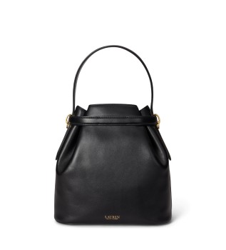 Sacoche moyenne Blaike en cuir noir