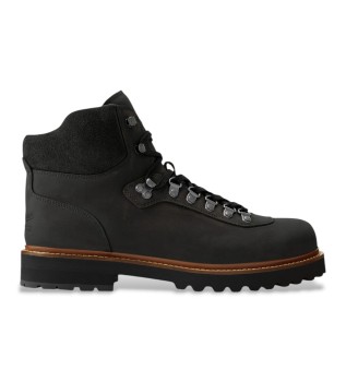 Zwarte leren Alpine bergschoenen