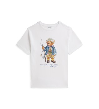 T-shirt Polo Bear blanc