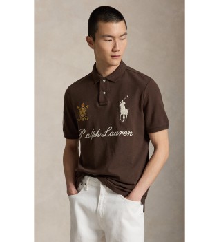 Polo Casual castanho