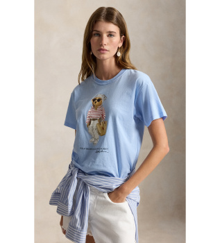 T-shirt blu Polo Bear