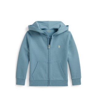 Blauw sweatshirt met capuchon