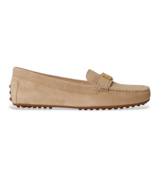 Mocassins Barnsbury em camurça bege