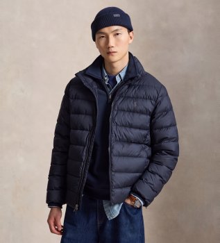 Colden packable navy down jacket