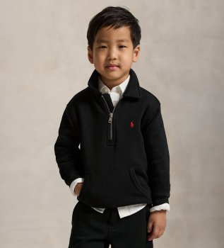 Sweat en polaire avec col noir