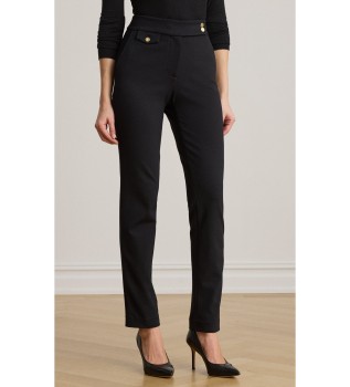 Pantalon de ponte noir longueur cheville
