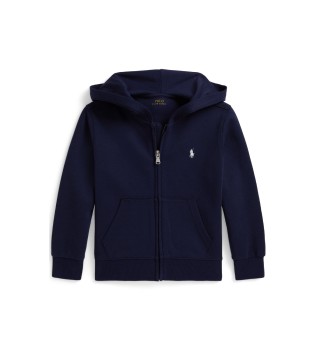 Hooded sweatshirt marine