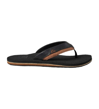 Leather sandals Cushion Dawn black