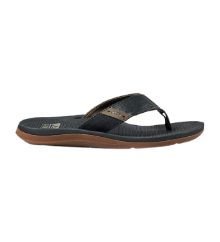 Santa Ana-sandaler i sort læder