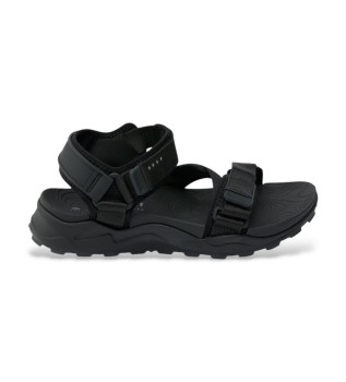Black Cross Sandals