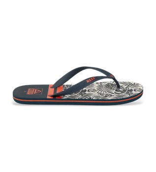 Flip-flops Seaside Prints navy