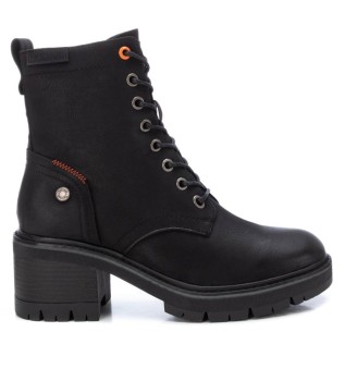 Enkellaarsjes 171223 zwart -Hoogte hak: 6cm