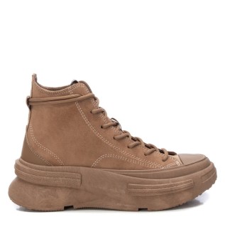 Botines De Piel 172066 beige