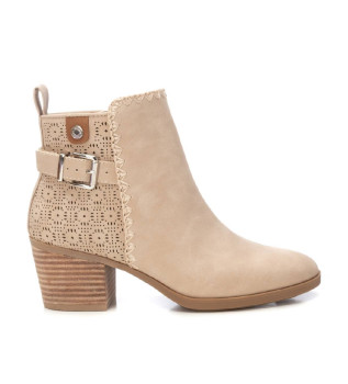 Ankle boots 172623 beige