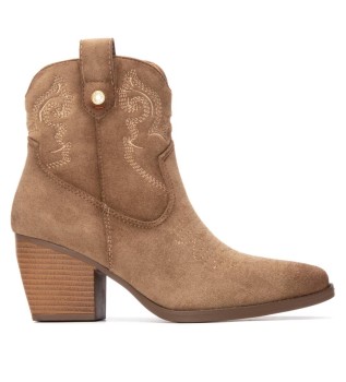 Buty za kostkę 173014 beżowy