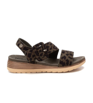 Sandalias de piel 173143 verde