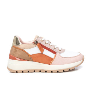 Baskets en cuir 172446 nude