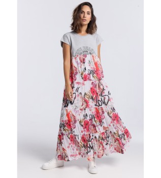 Lang kjole 132978 multicolour