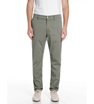 Regular Fit Chino Trousers Benni green