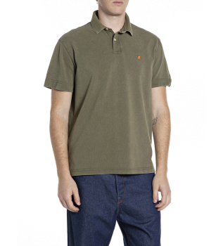 Casual green polo shirt