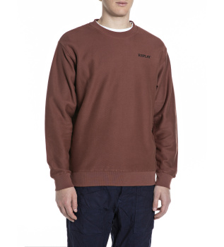 Maroon fleece sweatshirt
