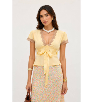 Daniela yellow blouse