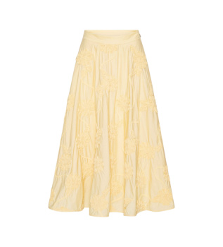 Spódnica Flower Maxi żółta