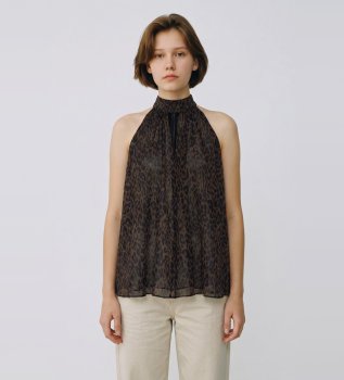 Top Fleur brown