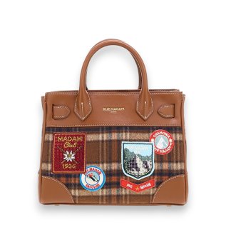 Braune Mini Tote Tasche Chamonix