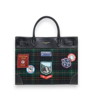 Schwarze Chamonix Tote Tasche