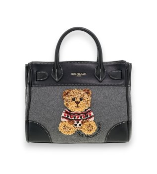 Graue Marvin Love Mini Tote Tasche