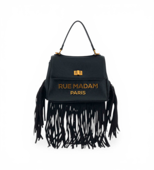 Bolso Les Jours XS Fringes negro