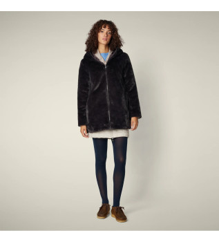 Obojestranski plašč Bridget črn