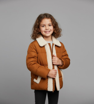 Veste bombardier Moli camel