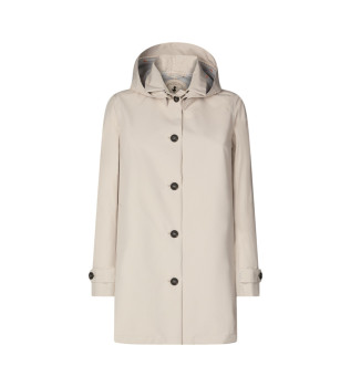Manteau vert beige d'avril
