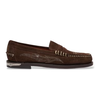 Mocassins de Pele Dan Dallas marrom