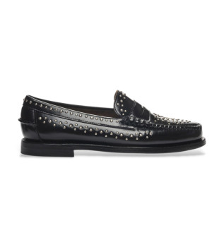 Mocasines de Piel Dan Studs negro