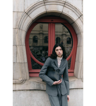 Herminia grijze blazer