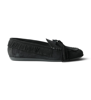 Mocassins de Pele Liz preto