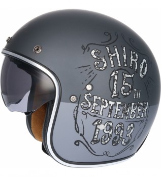 Shiro Casco Sh-235 Cromado Roto XL