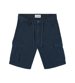 Navy cargo Bermuda shorts