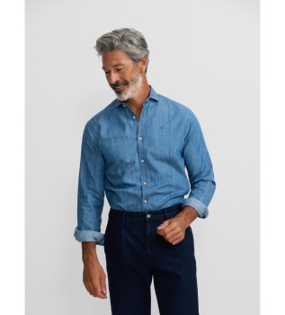 Sport denim shirt blue