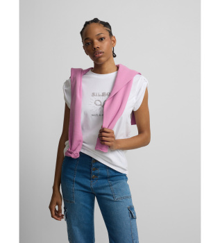 Roll out have a nice day t-shirt blanc