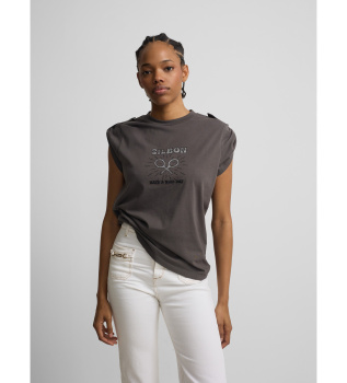 Roll out have a nice day t-shirt noir