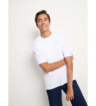 Relaxed fit sport college t-shirt hvid