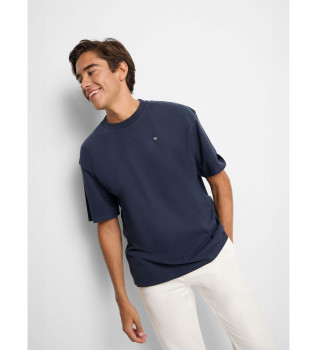 Relaxed fit sport college navy t-shirt